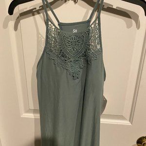 NEW Women's Mint Green Strappy Dress
